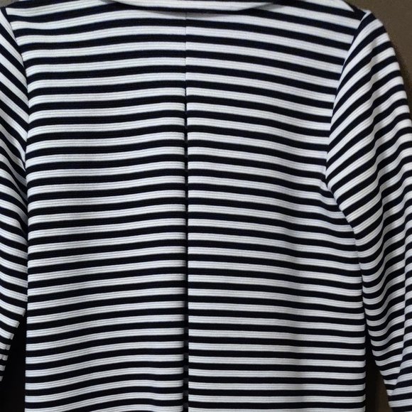 Pendleton Black and White Striped Jacket SIZE SMALL PETITE - Picture 5 of 6